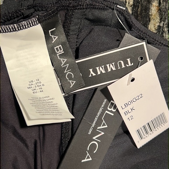 La Blanca Island Goddess Multi Strap Cross-Back One Piece - Picture 11 of 14